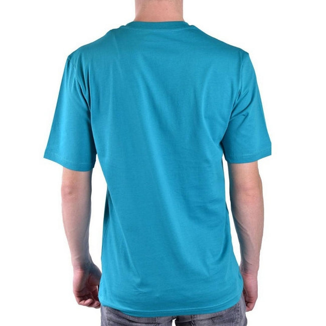 Teal - Back - Moschino Mens Couture Gloss Logo T-Shirt