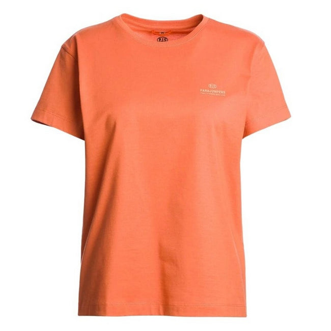 Canyon Orange - Front - Parajumpers Womens-Ladies Logo T-Shirt
