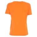 Orange - Back - Moschino Mens Question Mark Logo T-Shirt
