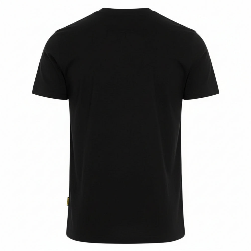 Black - Back - Moose Knuckles Mens Barcode T-Shirt