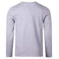 Grey - Side - Moschino Mens Taped Shoulders Long-Sleeved T-Shirt