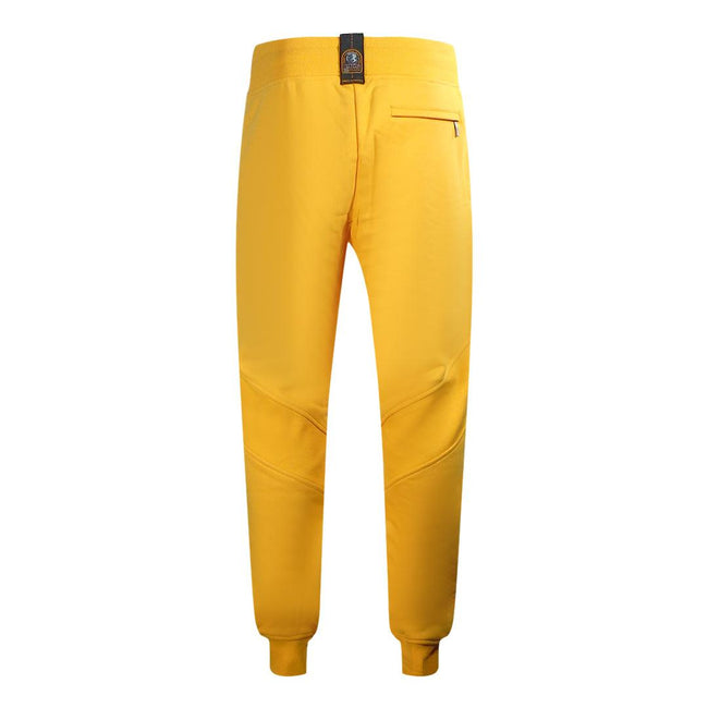 Yellow - Back - Parajumpers Mens Logo Taped Jogging Bottoms