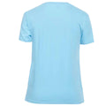 Light Blue - Back - Moschino Mens Plain Logo T-Shirt