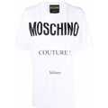 White - Front - Moschino Mens Couture Milano T-Shirt