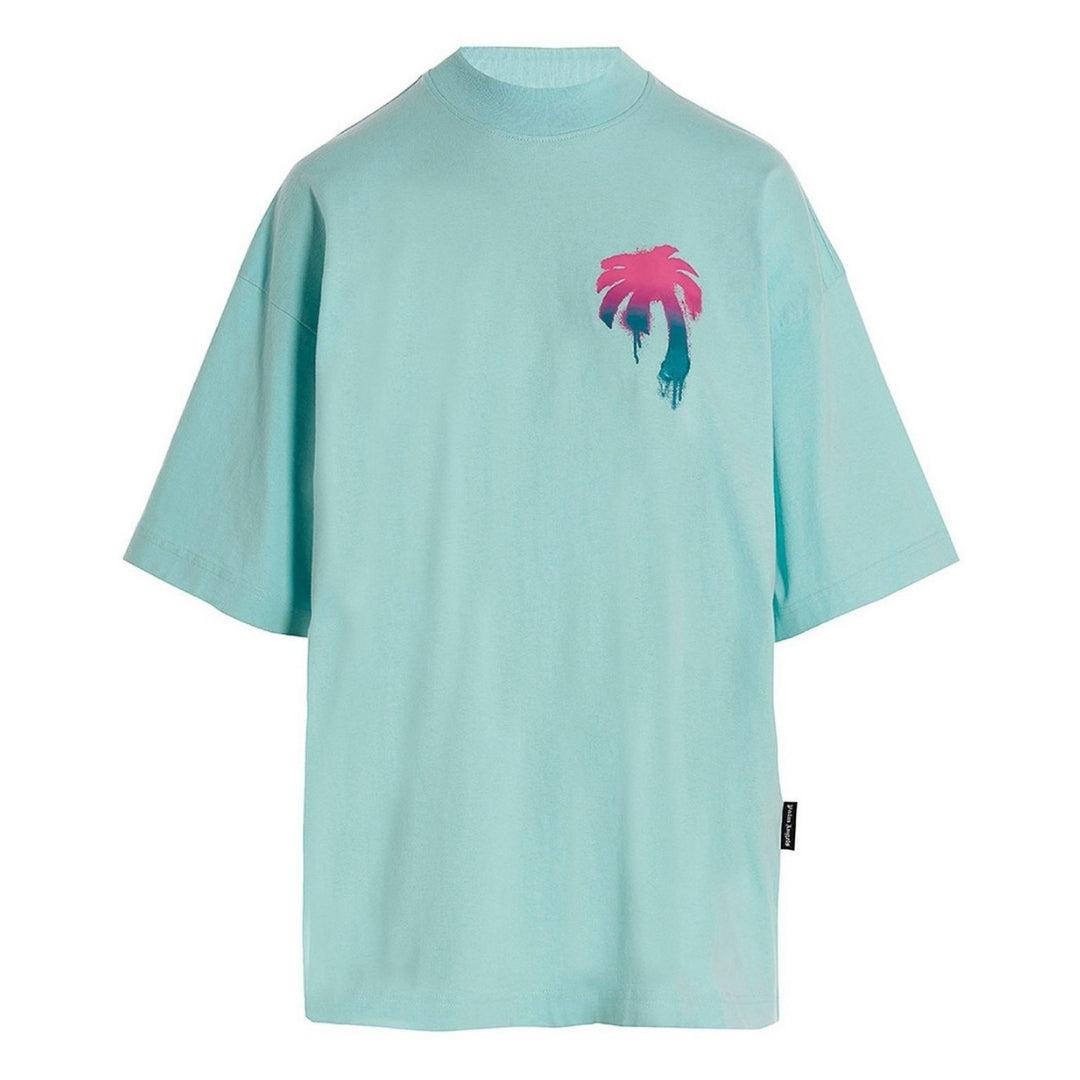 Light Blue - Pack Shot - Palm Angels Unisex Adult I Love Logo T-Shirt
