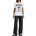 White - Back - Moschino Mens Double Question Mark T-Shirt