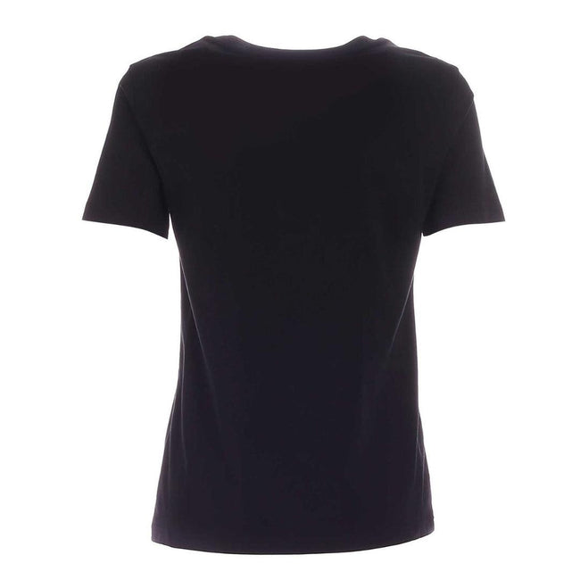 Black - Back - Moschino Mens Double Question Mark T-Shirt