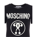 Black - Side - Moschino Mens Double Question Mark T-Shirt