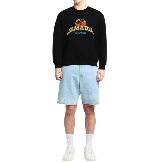 Black - Side - DSquared2 Unisex Adult Jamaica Sweatshirt