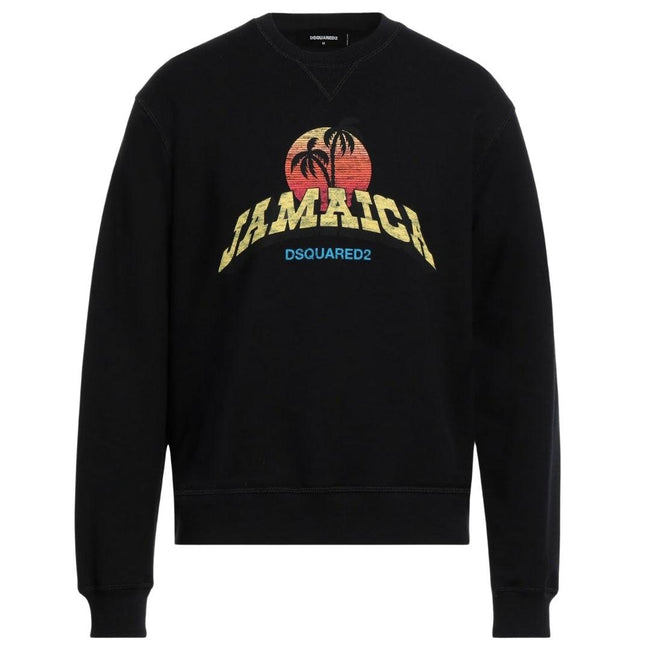 Black - Front - DSquared2 Unisex Adult Jamaica Sweatshirt