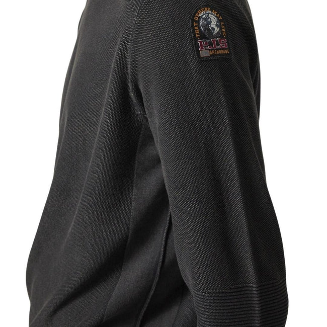 Grey - Side - Parajumpers Unisex Adult Orval Crew Neck Sweatshirt