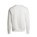 White - Front - Parajumpers Unisex Adult Armstrong Taped Sleeve Sweatshirt