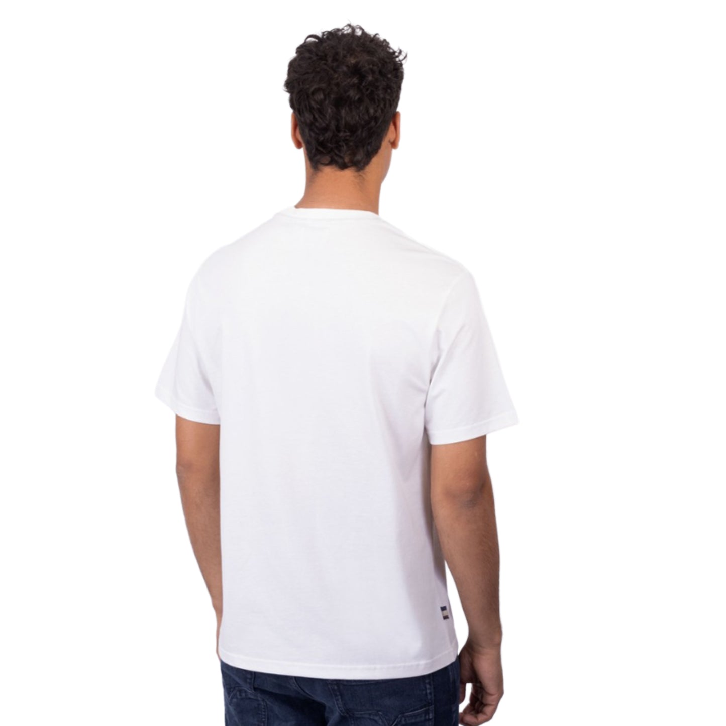 Optical White - Lifestyle - Aquascutum Mens Checked Chest Pocket Active T-Shirt