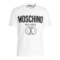 White - Front - Moschino Unisex Adult T-Shirt