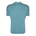 Blue - Back - Diesel Mens T-Harry Zip Neck Polo Shirt