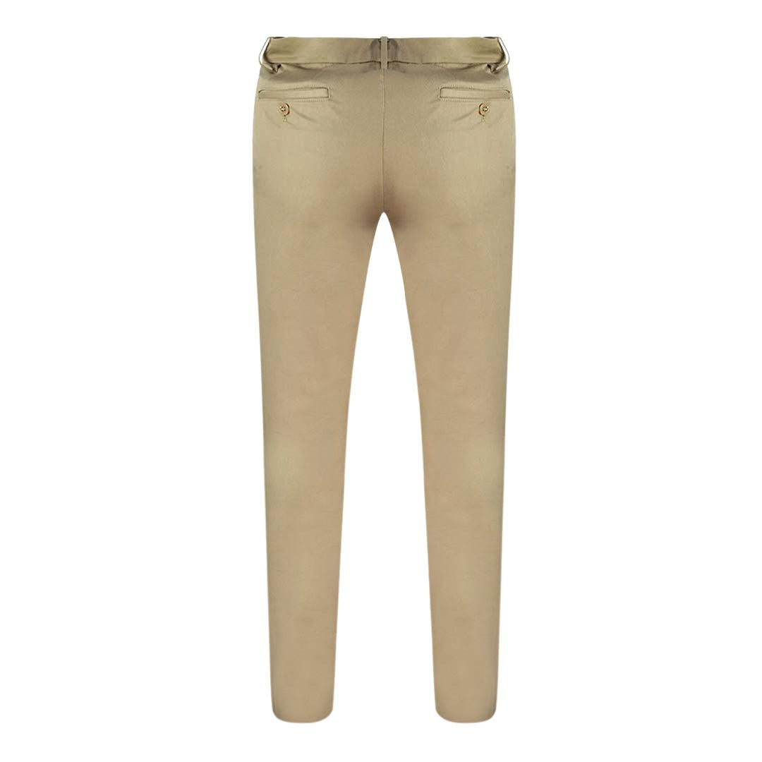Beige - Back - Fred Perry Mens Trousers