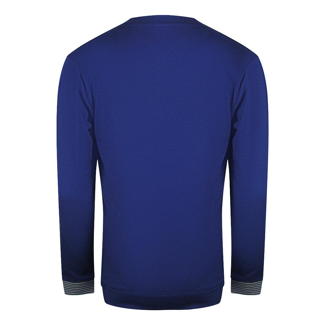 Iris Blue - Back - Cavalli Class Unisex Adult Logo Round Neck Sweatshirt