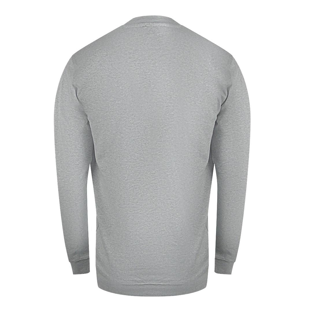 Grey Melange - Back - Cavalli Class Mens Paisley Leopards Sweatshirt