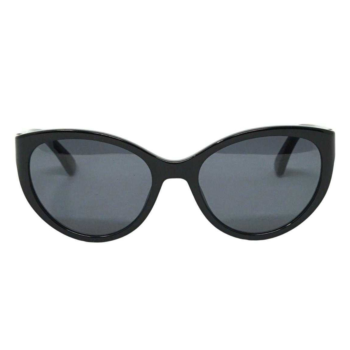 Black-Grey - Side - Moschino Womens-Ladies Cat Eye Sunglasses