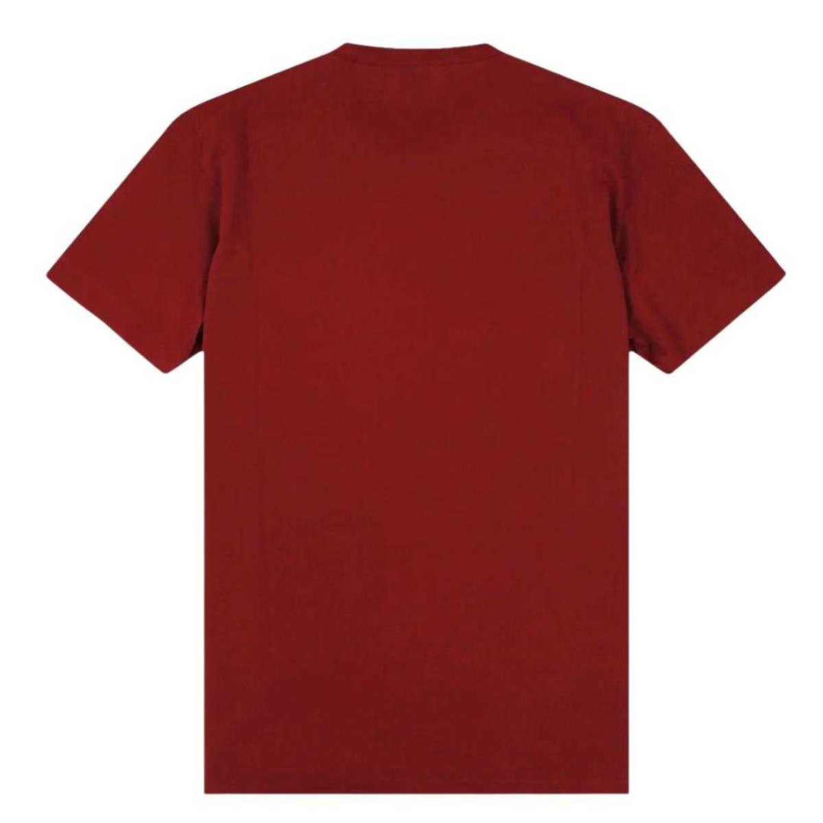 Burgundy - Back - DSquared2 Unisex Adult Logo Skinny T-Shirt