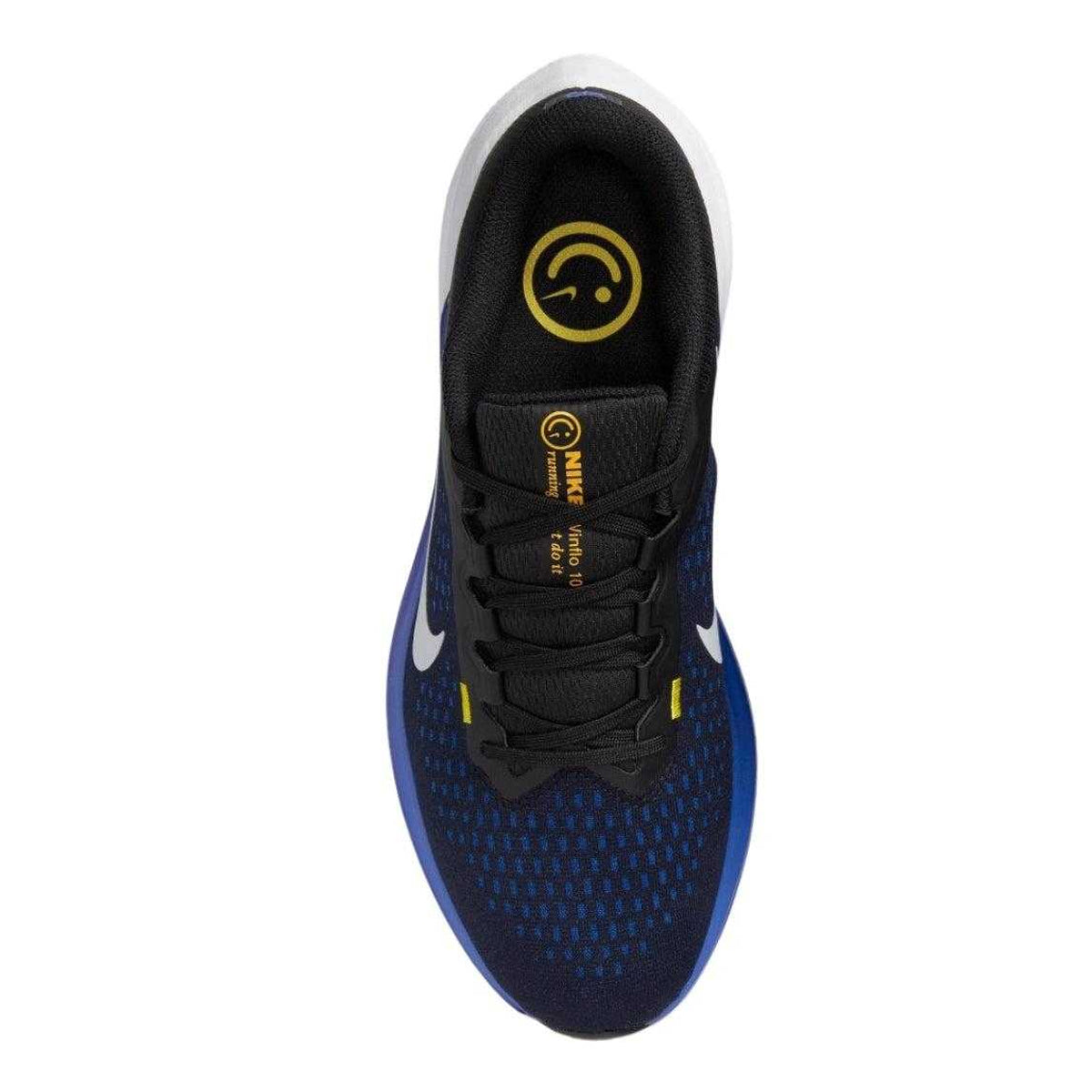Black-Blue - Close up - Nike Mens Air Winflo 10 Trainers