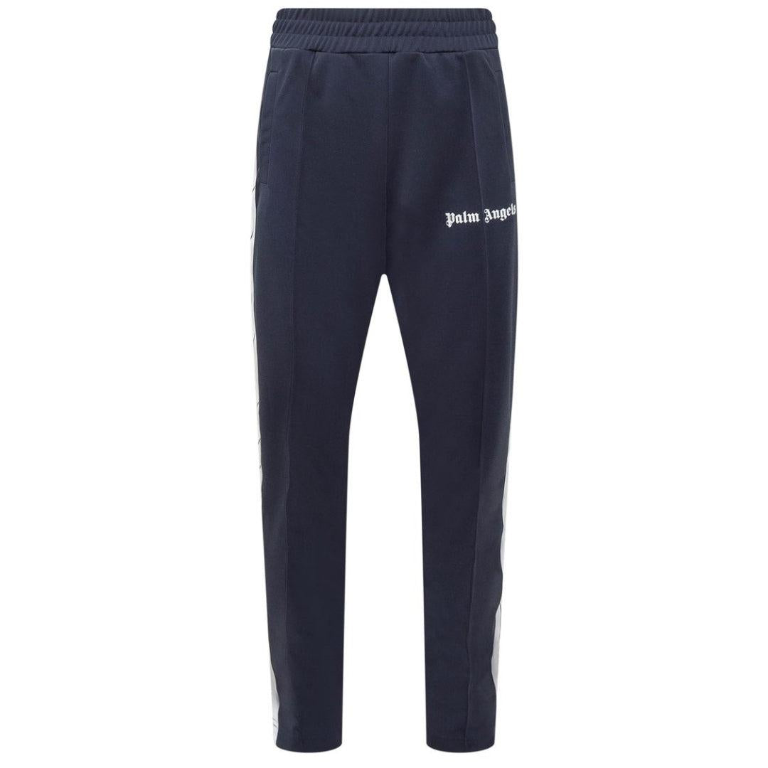 Navy Blue - Side - Palm Angels Mens Classic Striped Tracksuit Bottoms