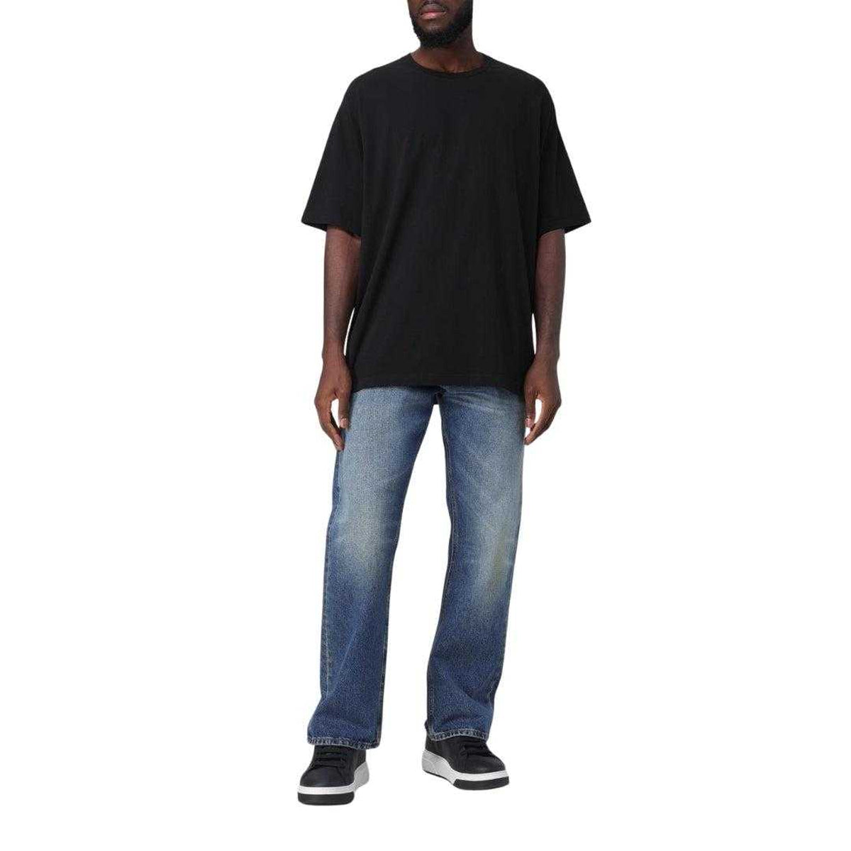 Black - Pack Shot - DSquared2 Mens Logo T-Shirt