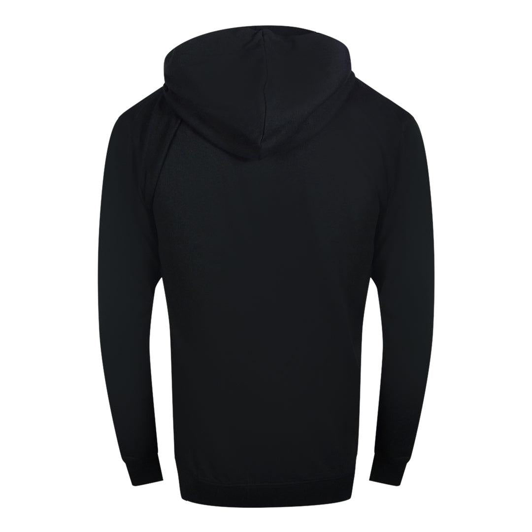 Black - Back - Cavalli Class Mens Spray Logo Hoodie