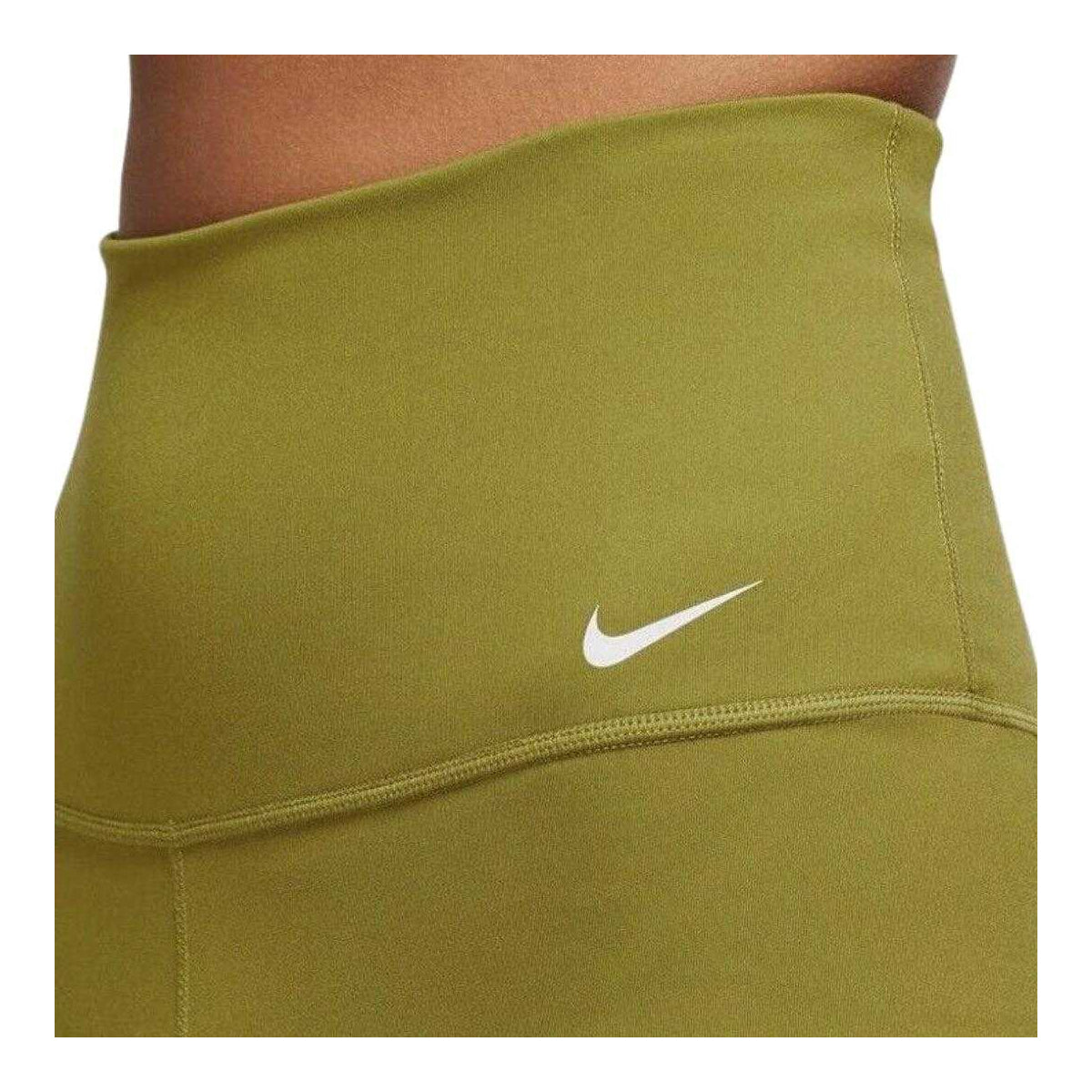 Green - Back - Nike Womens-Ladies One Dri-FIT Cycling Shorts