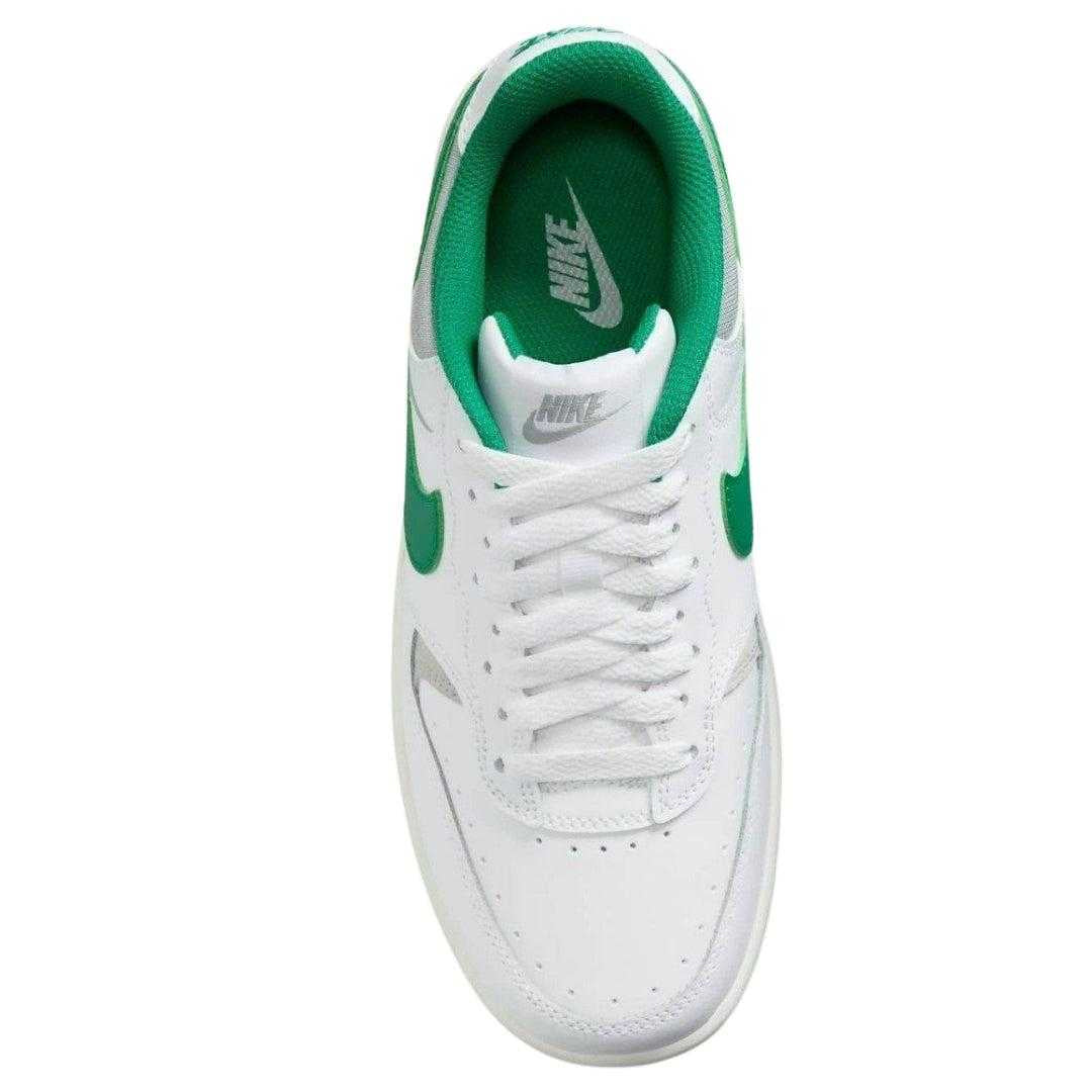 White-Grey-Green - Lifestyle - Nike Womens-Ladies Gamma Force Leather Trainers
