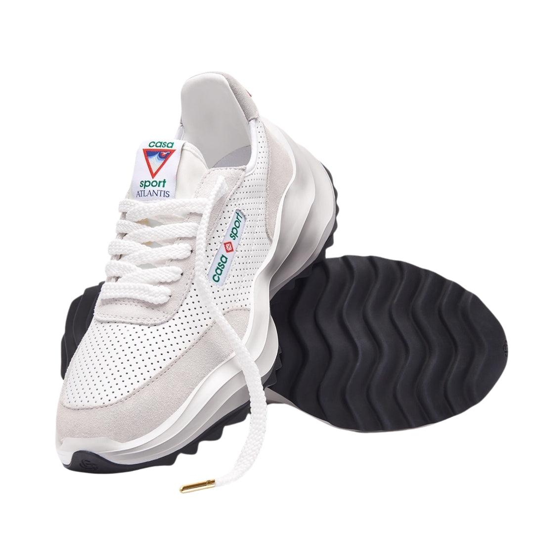 White - Pack Shot - Casablanca Mens Atlantis Casual Trainers
