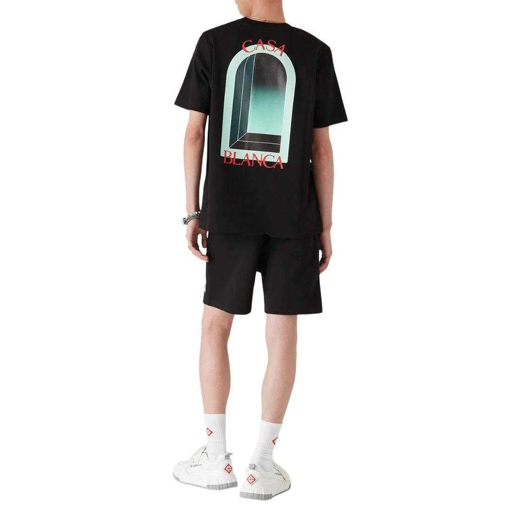Black Gradient - Lifestyle - Casablanca Mens L´Arche Cotton T-Shirt