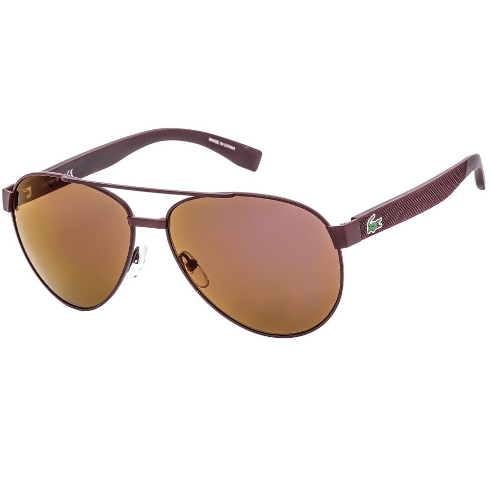 Brown - Back - Lacoste Mens Matte Sunglasses
