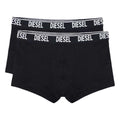 Black - Front - Diesel Mens Umbx-Shawn Boxer Shorts (Pack of 2)