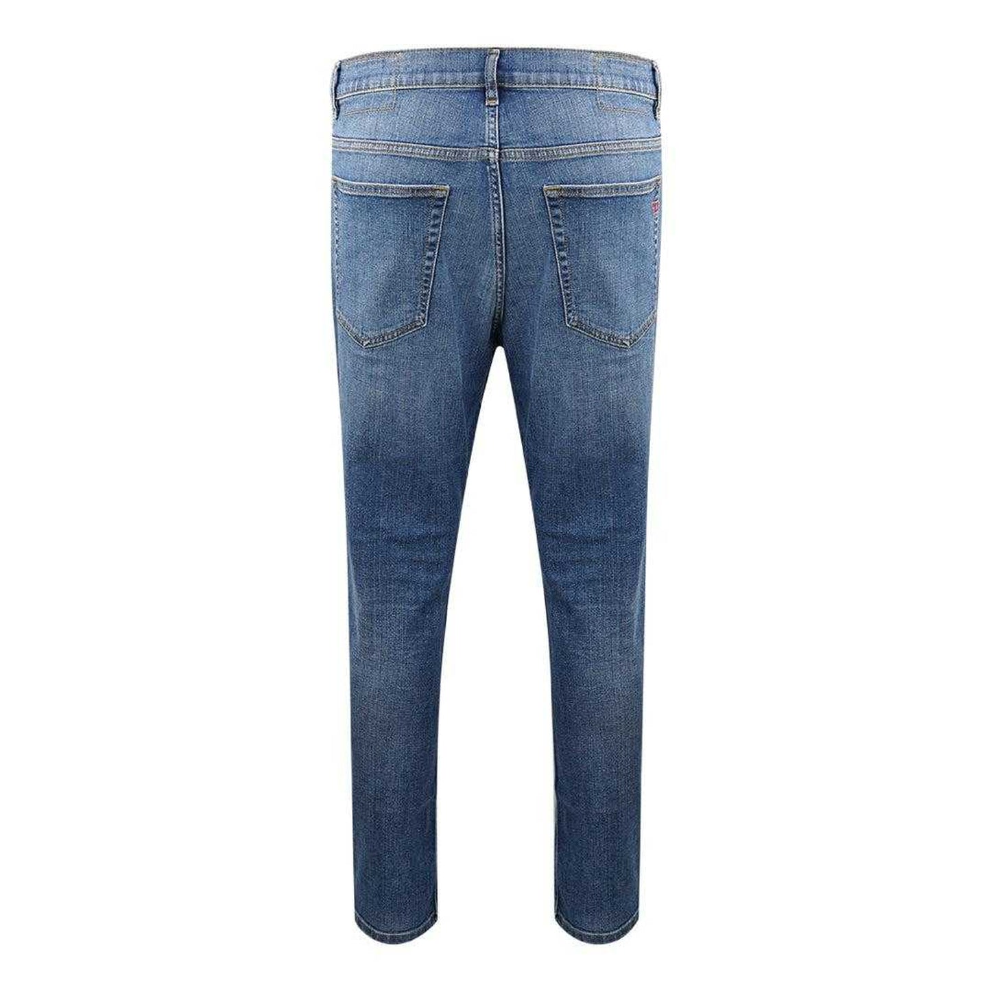 Blue - Back - Diesel Mens D-Viker 09D49 Jeans
