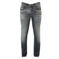 Grey - Front - Diesel Mens Sleenker Skinny Jeans
