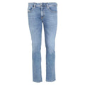 Blue - Front - Diesel Mens Sleenker Skinny Jeans