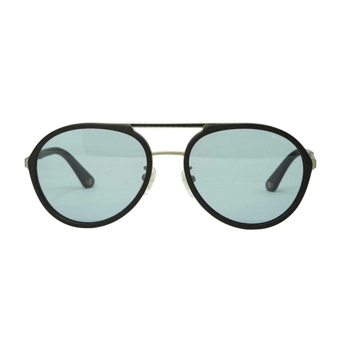 Black - Side - The Police Mens Logo Sunglasses