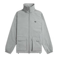 Grey - Front - Fred Perry Mens Patch Pocket Jacket