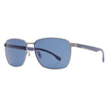 Dark Ruthenium-Blue - Back - Hugo Boss Mens Rectangle Sunglasses