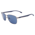 Dark Ruthenium-Blue - Side - Hugo Boss Mens Rectangle Sunglasses