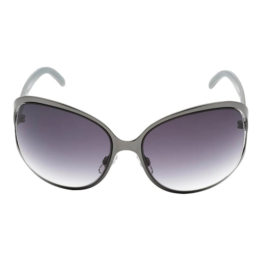 Grey - Front - Calvin Klein Womens-Ladies Oval Sunglasses