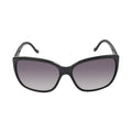 Black - Front - Calvin Klein Womens-Ladies Square Sunglasses
