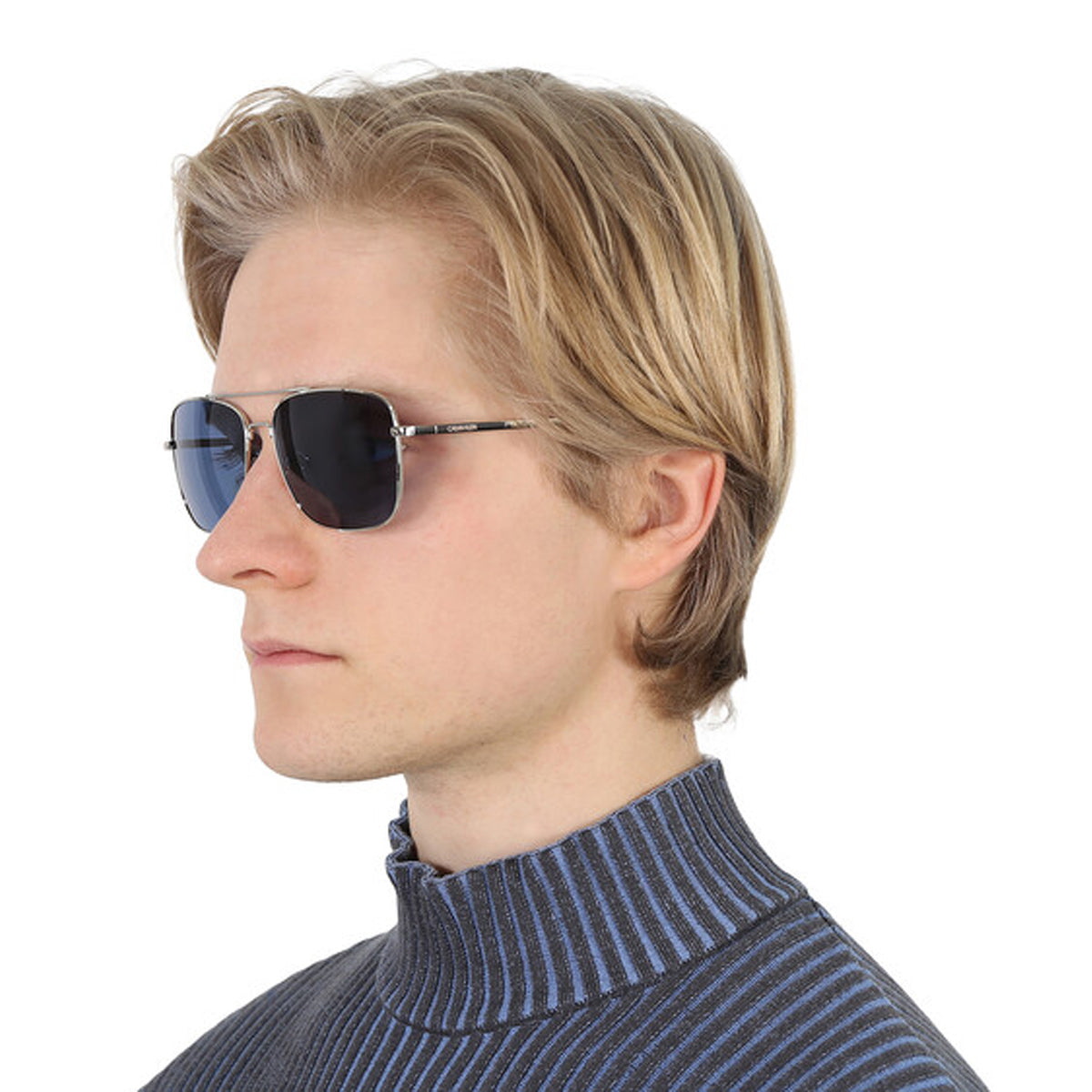 Silver - Pack Shot - Calvin Klein Mens Sunglasses