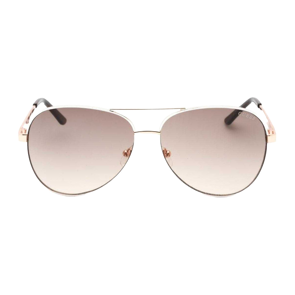 Brown-Rose Gold - Back - Guess Mens Gradient Sunglasses