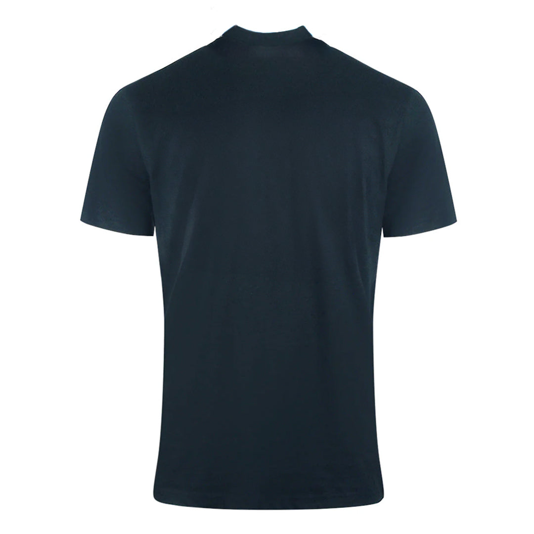 Dark Green - Back - Cavalli Class Mens Zebra Print Logo T-Shirt