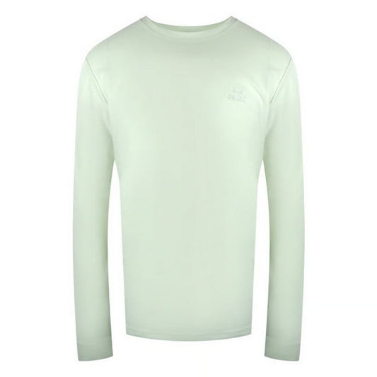 Off White - Front - Diesel Unisex Adult Logo Long-Sleeved T-Shirt