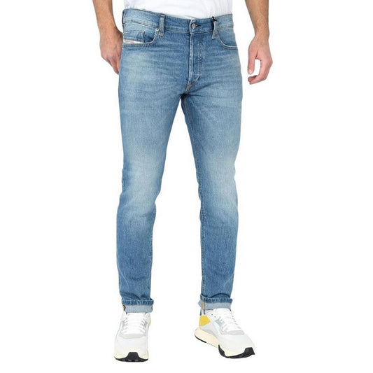 Blue - Front - Diesel Mens Tepphar-X Jeans