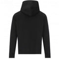 Black - Back - Diesel Mens Torn Logo Hoodie