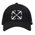 Black - Front - Off-White Arrow Cotton Baseball Cap